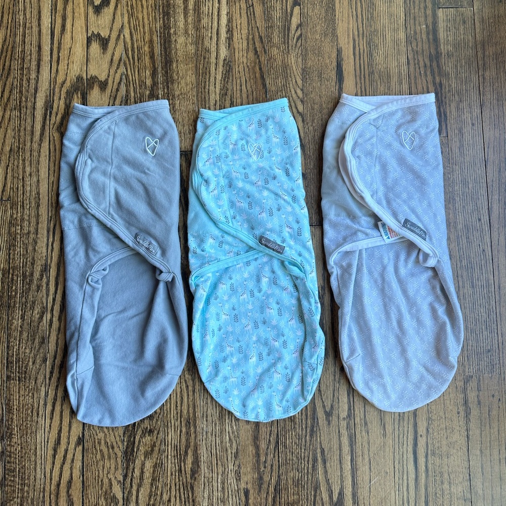 ✨New ✨ Swaddleme 3 Velcro swaddle bundle